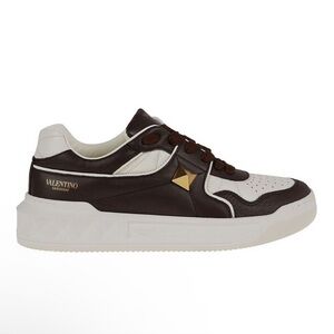 Valentino Chocolate and White Sneakers